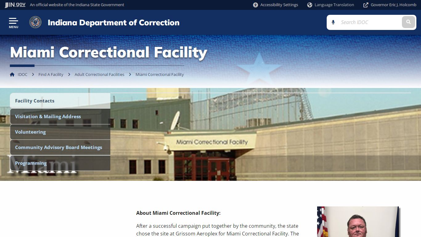 Miami Correctional Facility - IDOC